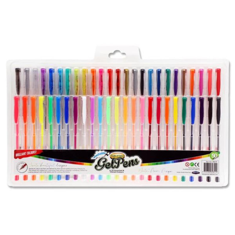 World of Colour Gel Pens - Box of 50