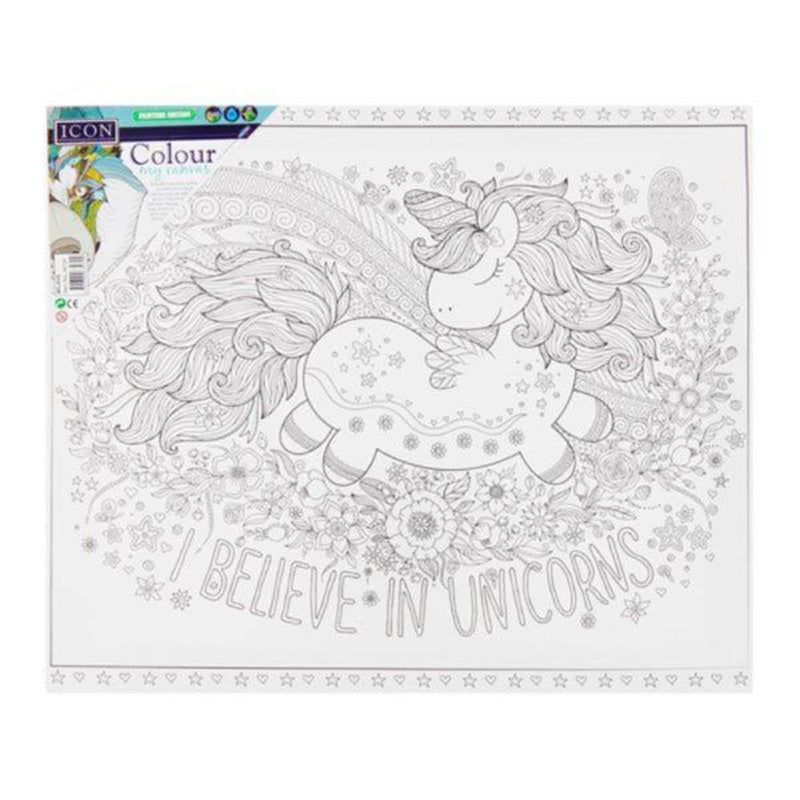 Icon Colour My Canvas - 300mm x 250mm - Believe in Unicorns
