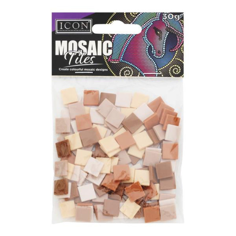 Icon Mosaic Tiles - Brown