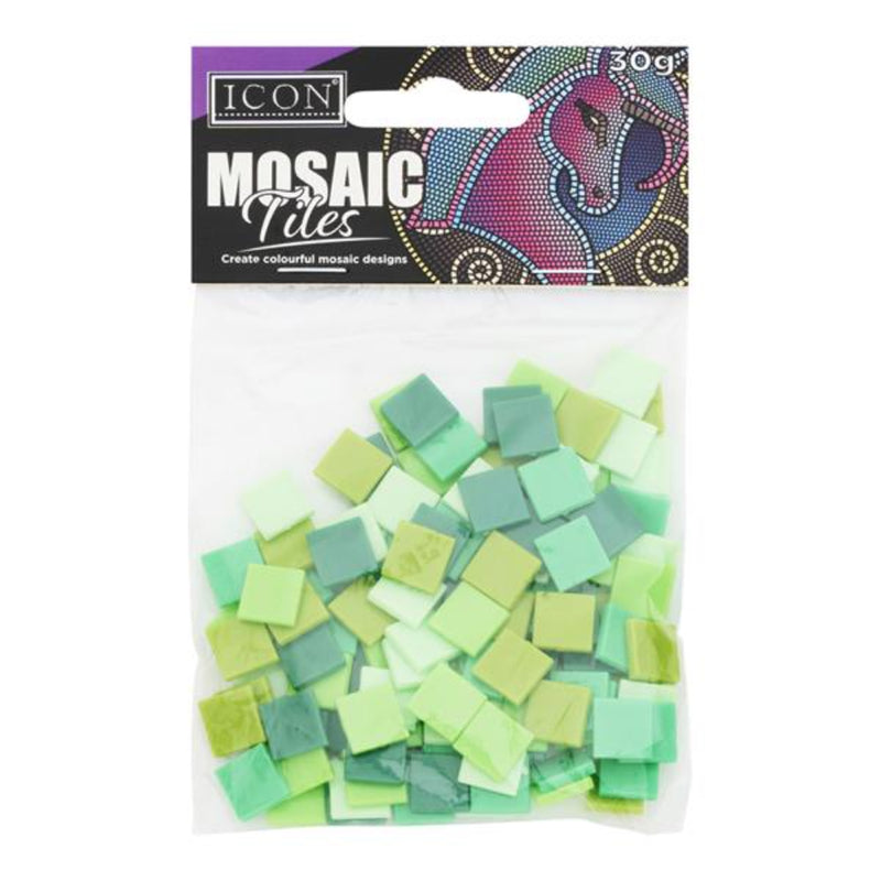 Icon Mosaic Tiles - Green
