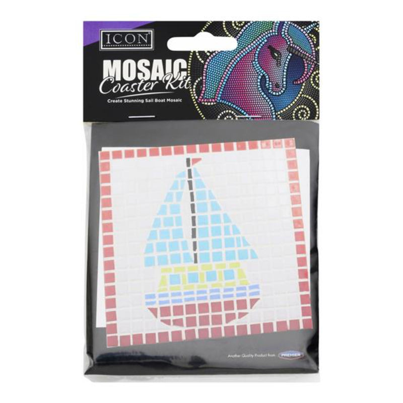 Icon Mosaic Coaster Kit - Boat