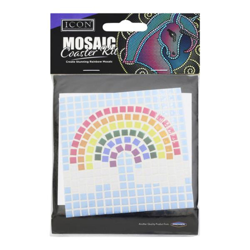Icon Mosaic Coaster Kit - Rainbow