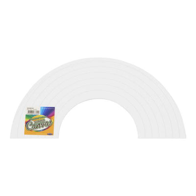 world-of-colour-colour-in-canvas-100x100mm-rainbow-shape|Stationery Superstore UK