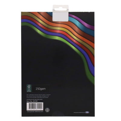 Premier Activity A4 Foil Card - 16 Sheets - 220gsm - Shades Of The Rainbow