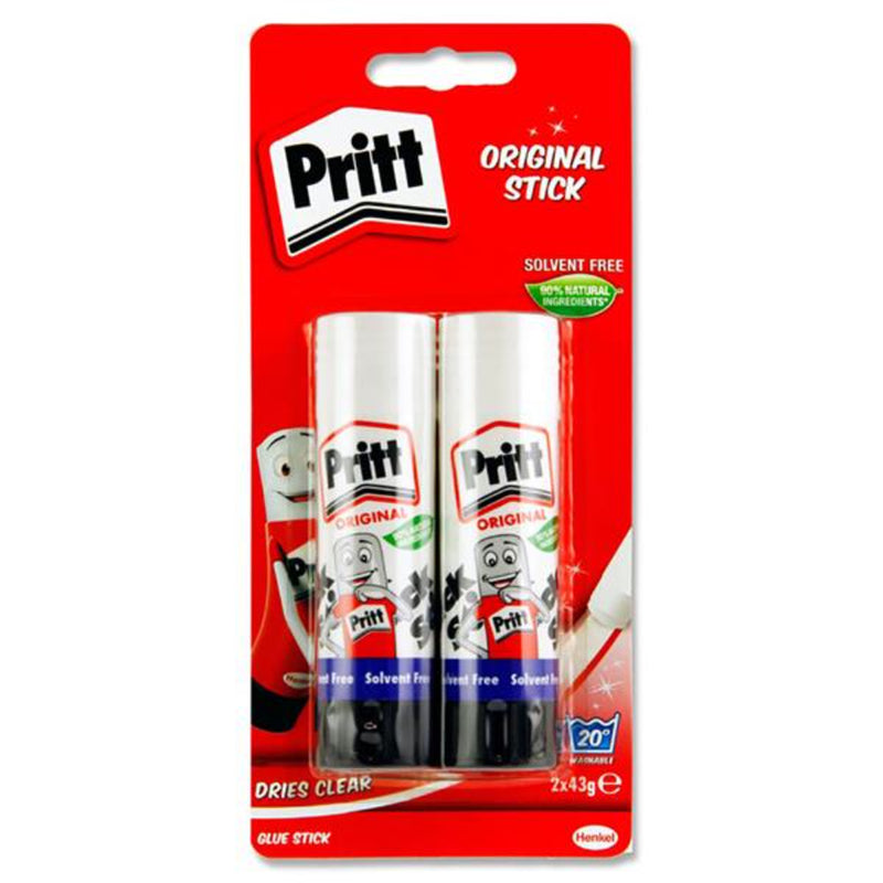 Pritt Glue Stick - 42g - Pack of 2
