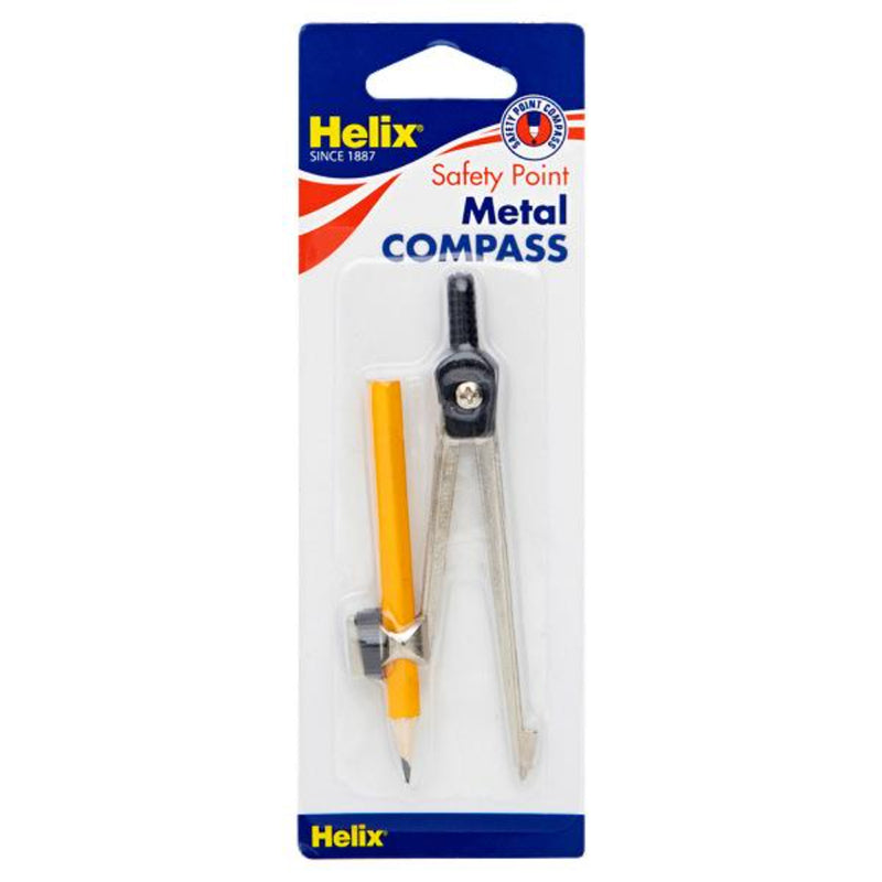 Helix Point Metal Compass & Pencil