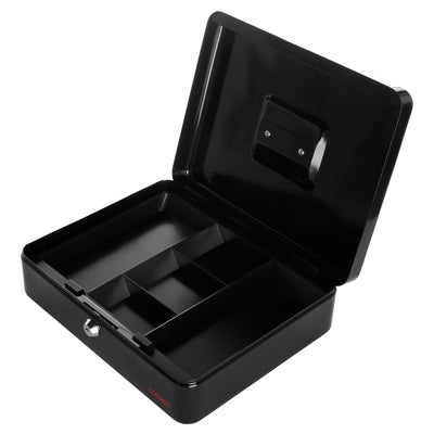 Concept 12'' Metal Cash Box Black