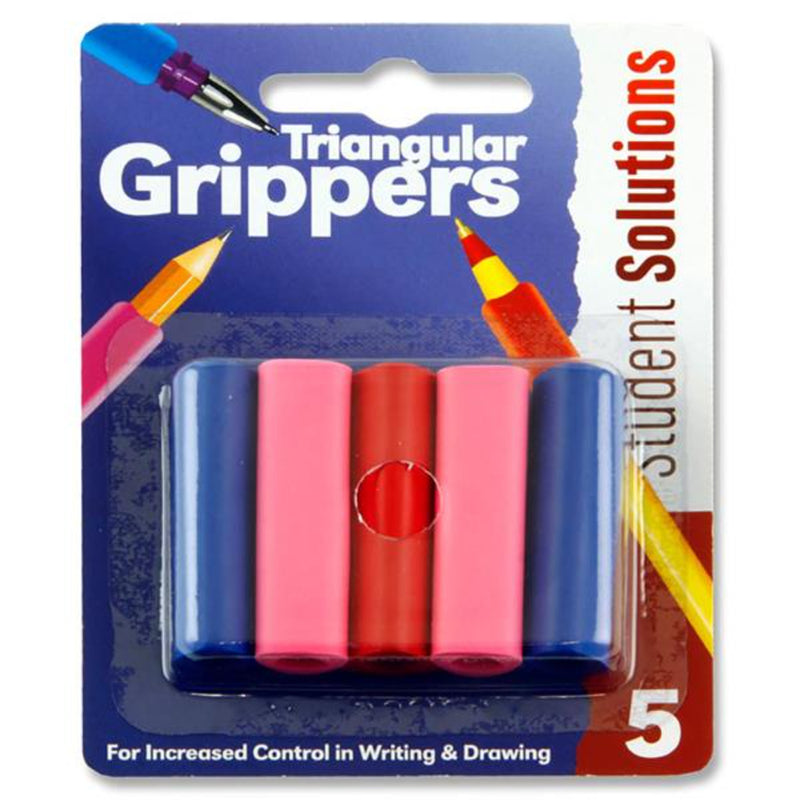 Student Solutions Triangular Pencil Grips - Pack of 5