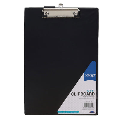 premier-13x8-clipboard-black|Stationery Superstore UK