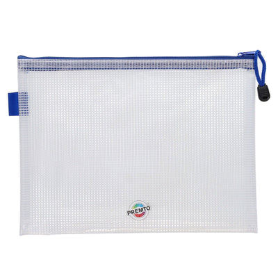 Premto B5 Extra Durable Expanding Mesh Wallet - Clear Pearl