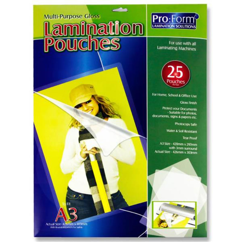 Pro:Form A3 Laminating Pouches - Pack of 25
