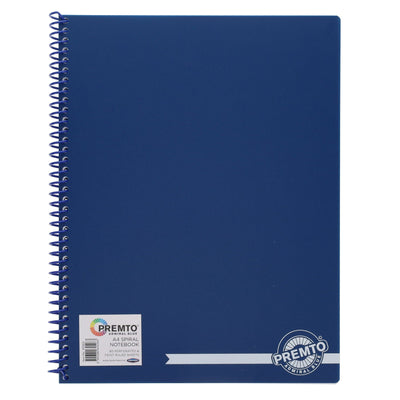 Premto A4 Spiral Notebook PP - 160 Pages - Admiral Blue