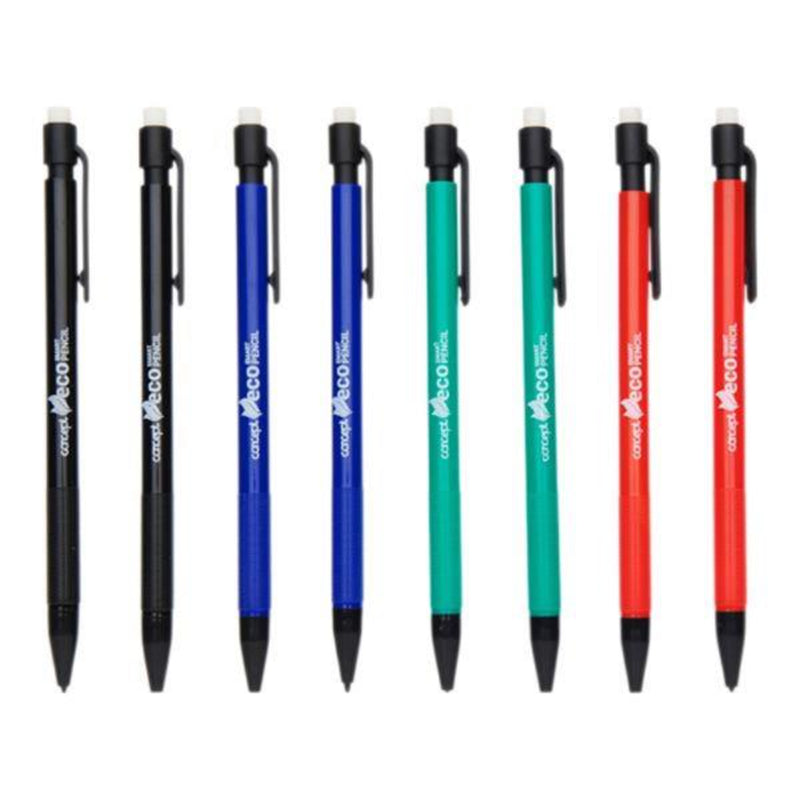 concept-green-eco-smart-0-5mm-mechanical-pencils-box-of-8|Stationery Superstore UK