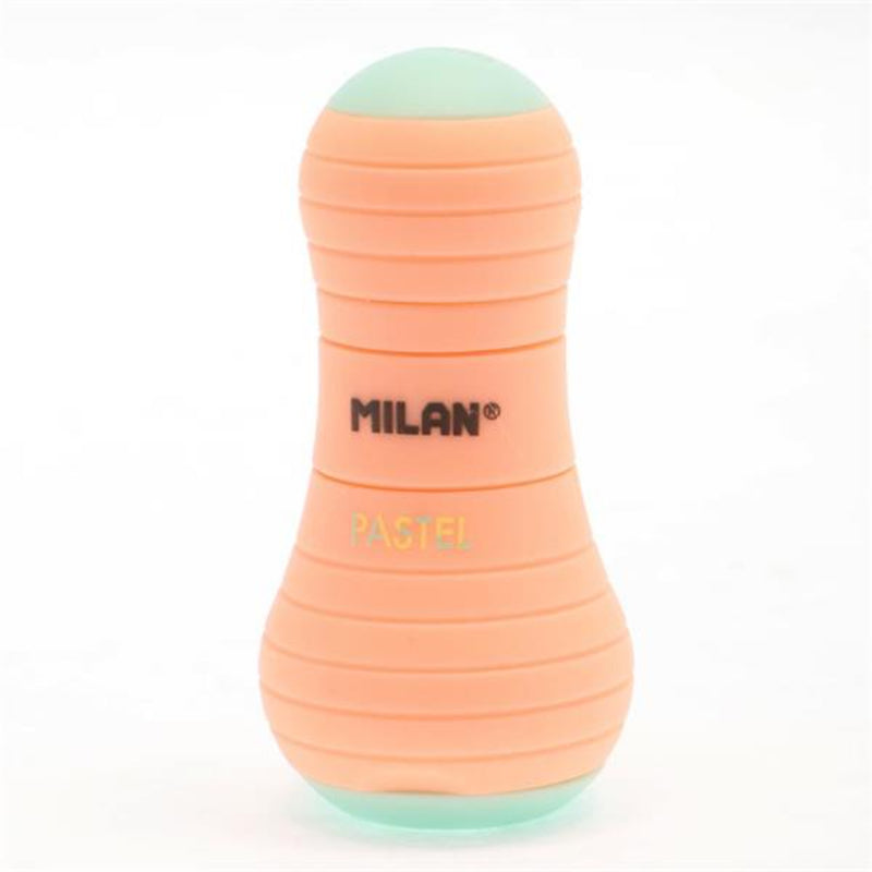 Milan Sway Sharpener/eraser Capsule Pastel Orange