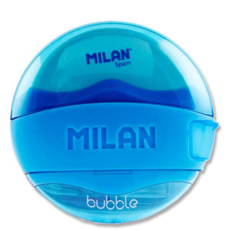 Milan Bubble Eraser & Sharpener - Blue