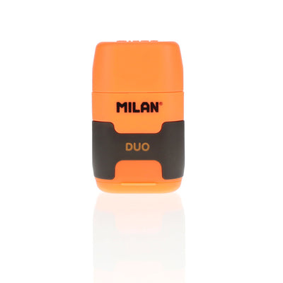 Milan Compact Touch Duo Eraser & Sharpener - Orange