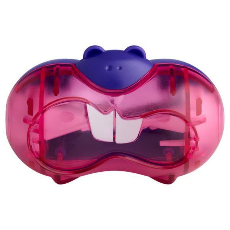 Maped Croc Croc Twist Twin Hole Sharpener - Pink Hamster