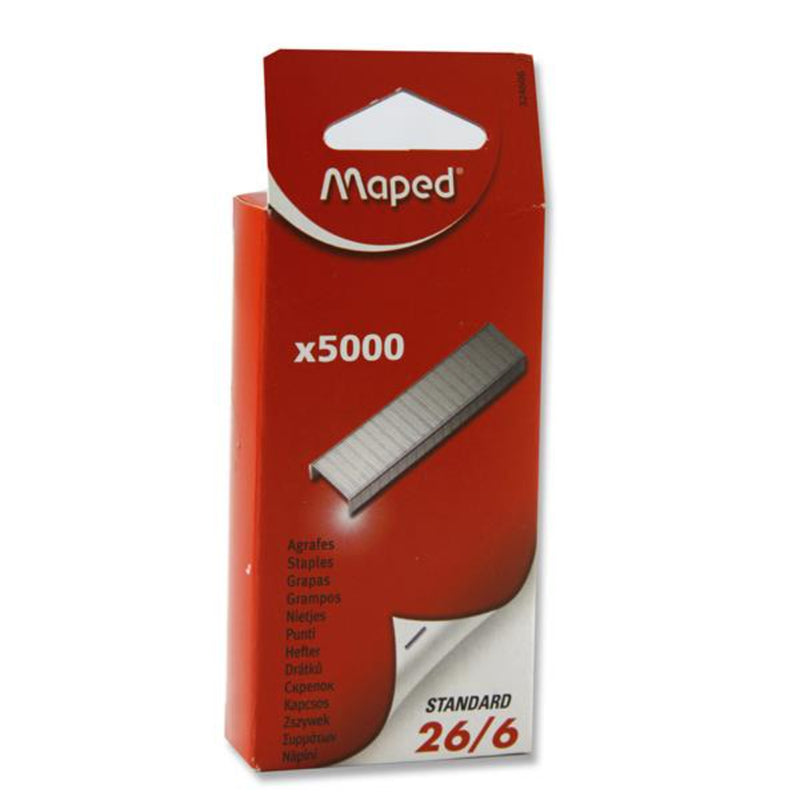 Maped 26/6 Staples - Box of 5000
