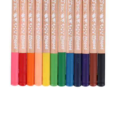 Maped Smiling Planet Colouring Pencils - Pack of 12