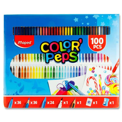 maped-creativ-colorpeps-colouring-kit-100-pieces|Stationery Superstore UK