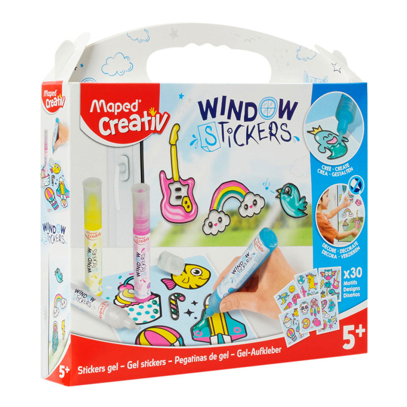 maped-creativ-colour-n-stick-gel-window-stickers|Stationery Superstore UK