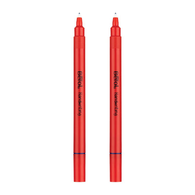 Berol Medium Nib Handwriting Pen - Blue Ink - Pack of 2