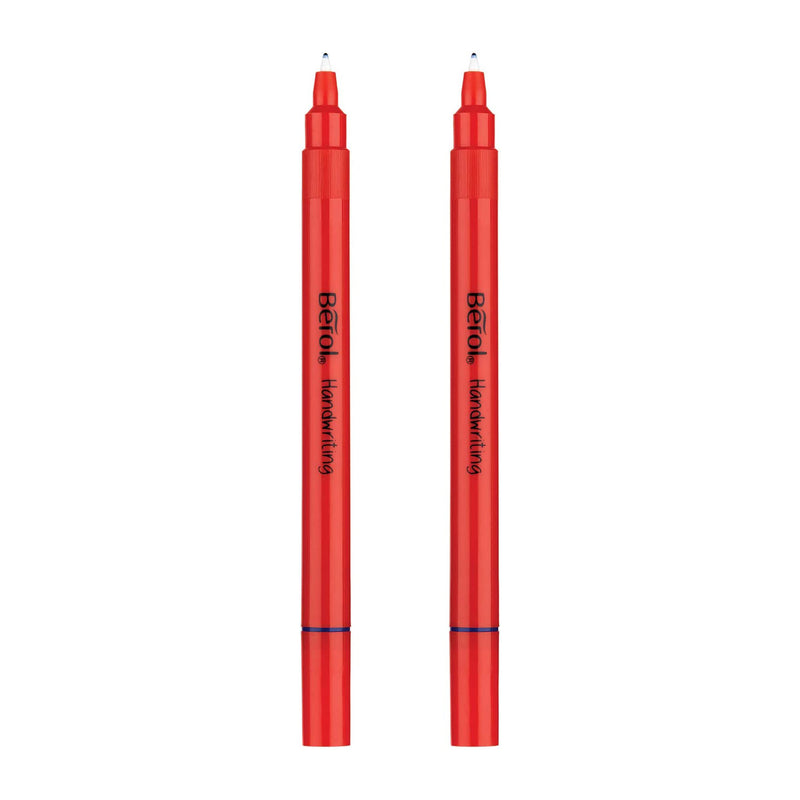 Berol Medium Nib Handwriting Pen - Blue Ink - Pack of 2