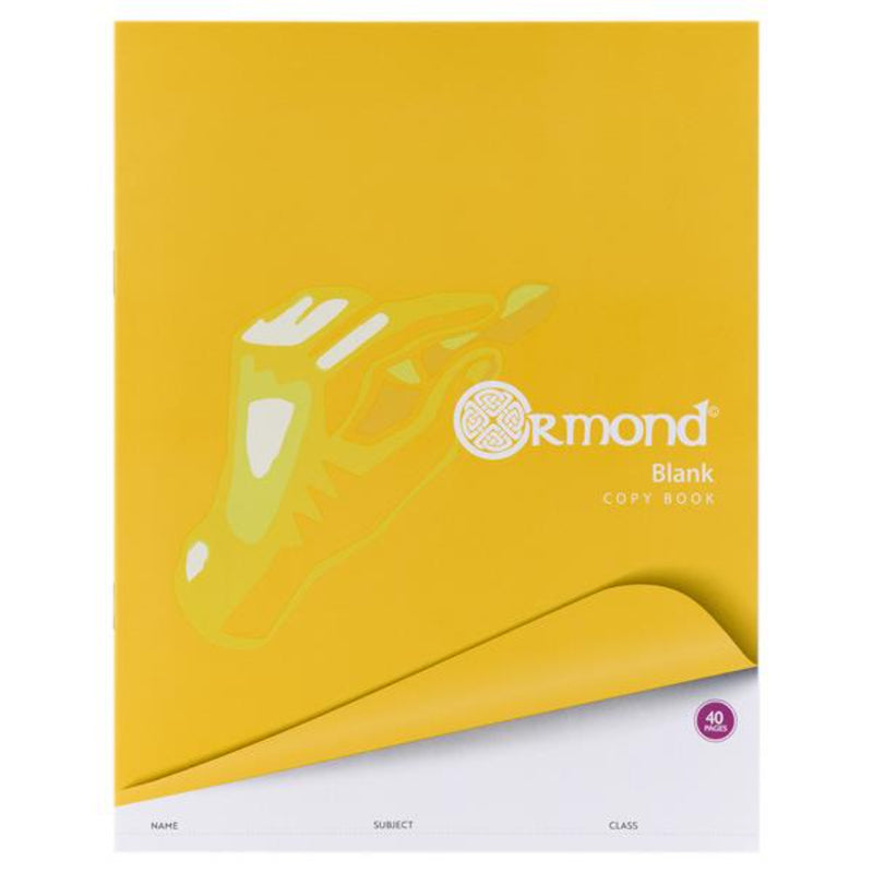 Ormond Copy Book - Blank - 40 Pages