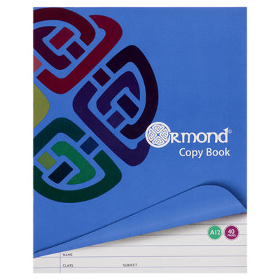 Ormond A12 Exercise Book - Margin Ruled - 40 Pages