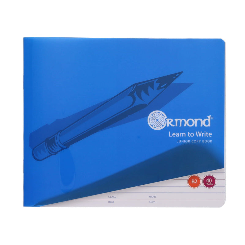 Ormond B2 Durable Cover Learn to Write Exercise Book - 40 Pages