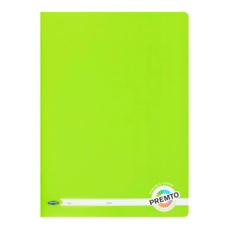 Premto A4 Durable Cover Manuscript Book - 160 Pages - Caterpillar Green