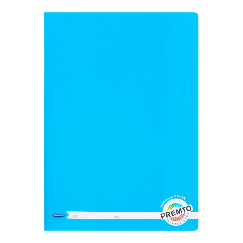 Premto A4 Durable Cover Manuscript Book - 160 Pages - Printer Blue