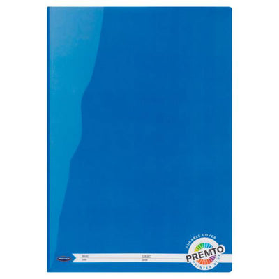 Premto A4 Durable Cover Manuscript Book - 120 Pages - Printer Blue