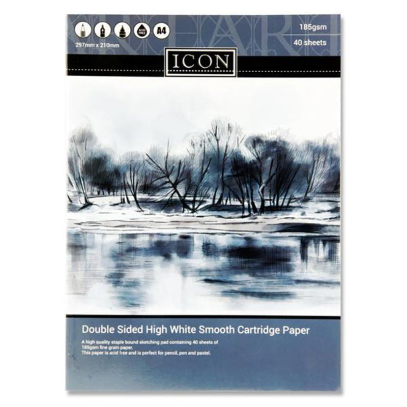 Icon A4 Sketch Book - 185gsm - 40 Sheets