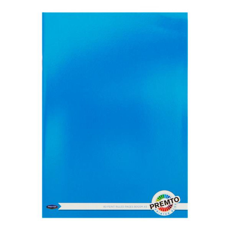 Premto A5 Notebook - 80 Pages - Printer Blue