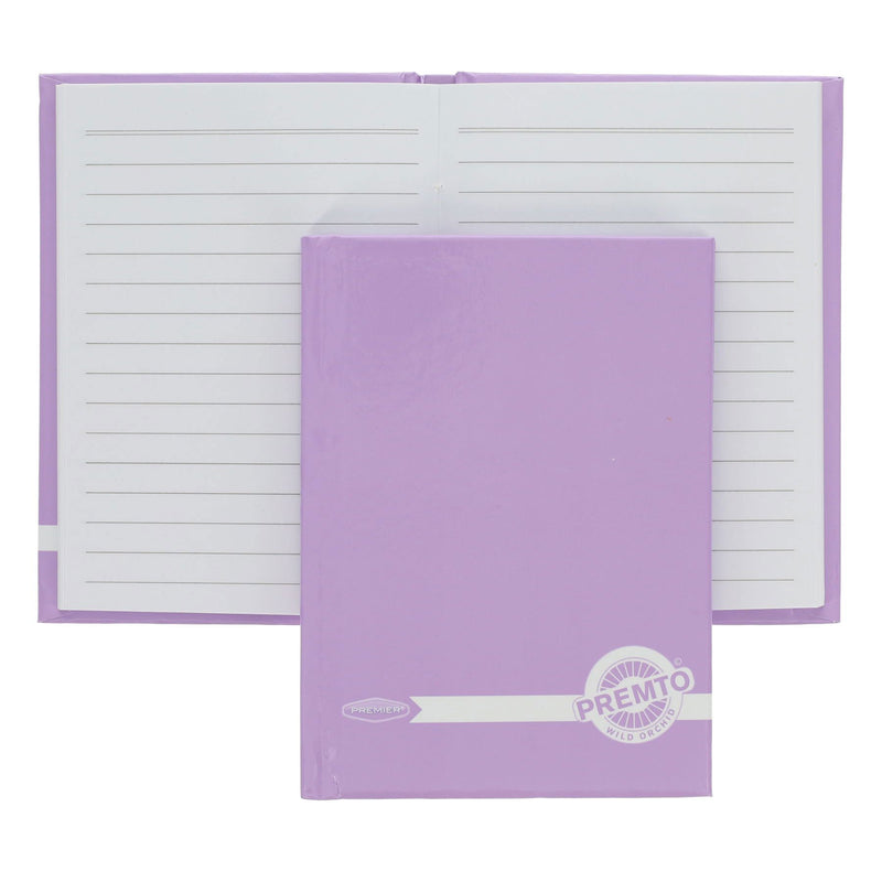 Premto Pastel A6 Hardcover Notebook - 160 Pages - Pastel - Wild Orchid