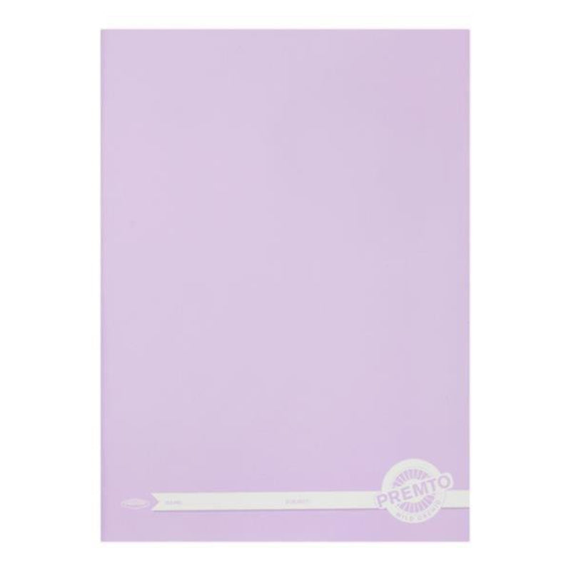 Premto Pastel A4 Manuscript Book - 120 Pages - Wild Orchid Purple