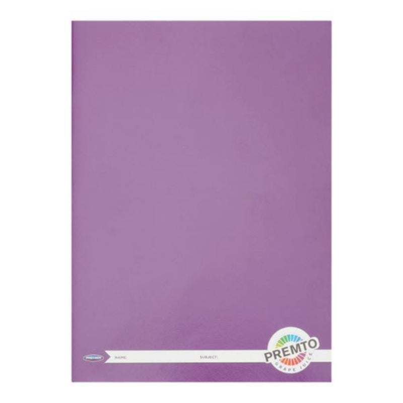 Premto A4 Manuscript Book - 120 Pages - Grape Juice Purple