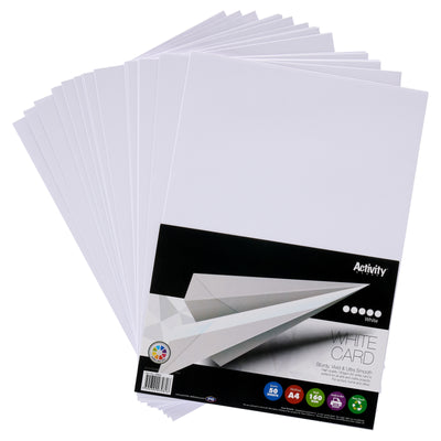 Premier Activity A4 Card - 160 gsm - White - 50 Sheets