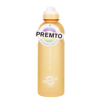 premto-500nl-stealth-soft-touch-bottle-pastel-primrose|Stationery Superstore UK