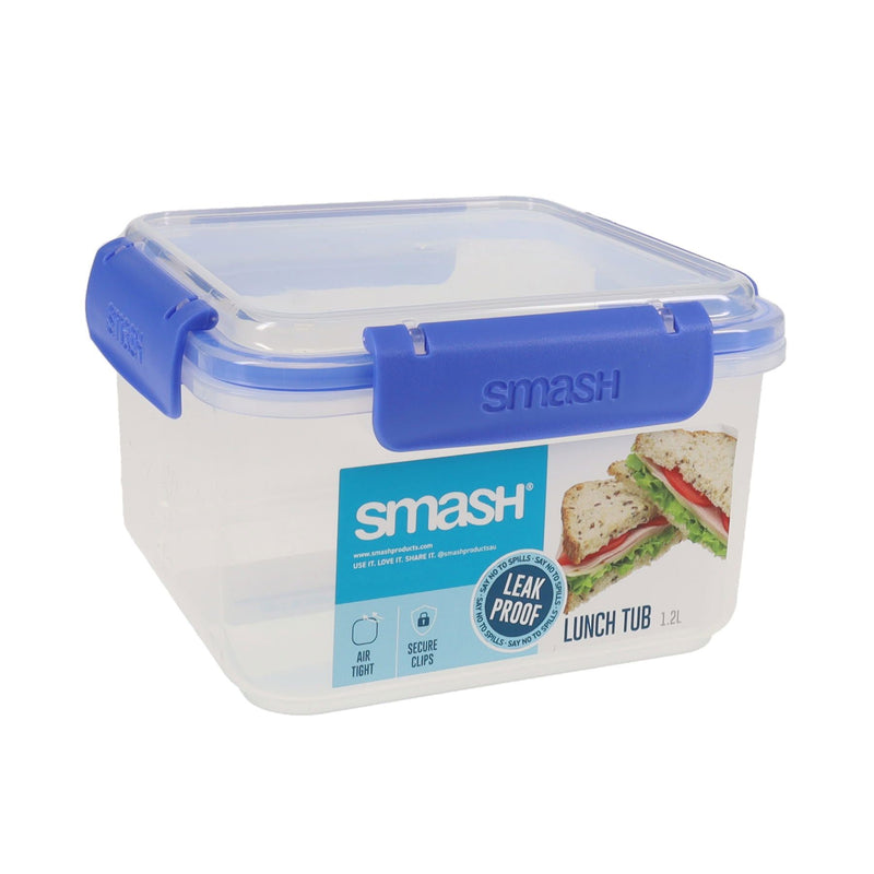 Smash Leakproof Lunch Box -1.25L - Blue