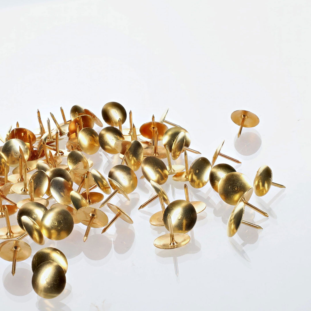 Premier Office Brass Thumb Tacks - Pack of 100|Stationery