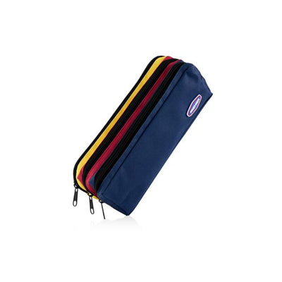 Premier 3 Zip & Pocket Pencil Case - Blue & Red