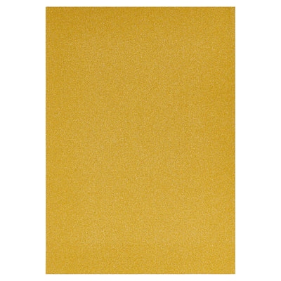 Premier Activity A4 Glitter Card - 250 gsm - Gold - 10 Sheets
