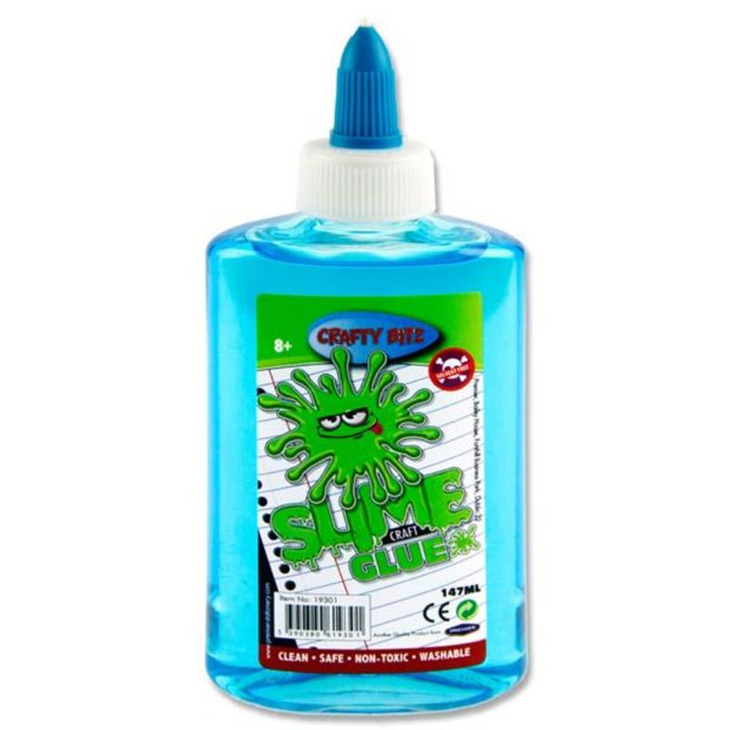 Crafty Bitz Slime & Craft Glue - Transparent Blue