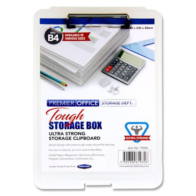 Premier Office B4 Tough Storage Clipboard Box