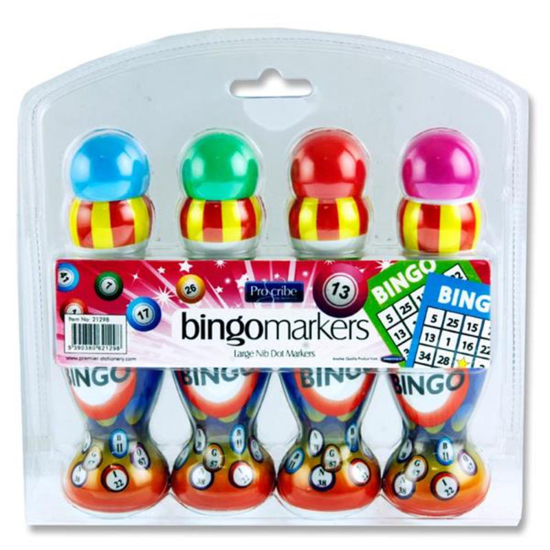 Pro:Scribe Jumbo Bingo Markers - Pack of 4