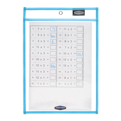 Student Solutions Dry Erase Pockets - Pack of 5