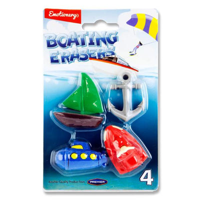 emotionery-erasers-boating-pack-of-4|Stationery Superstore UK