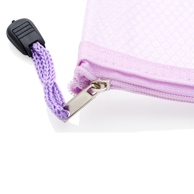 Premto Pastel B4+ Ultramesh Expanding Wallet with Zip - Wild Orchid Purple